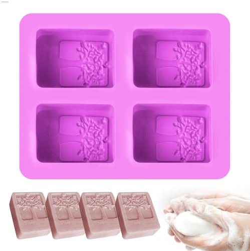 Seife GießFormen Silikon, Seifenformen Silikon, Silikonform Seife, SeifengießForm Diy Seife Selber Machen, Silikonform für Handarbeit Seife Kuchen Schokolade