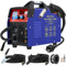 Schweißgerät MIG MAG 160A, Fülldraht Schweißgerät IGBT Inverter Vollsynergisches 3 in 1 Kombigerät GAS/GASLESS MIG/MMA/Lift TIG mit 0.8mmDraht für Farm Repair Home DIY Autoreparatur