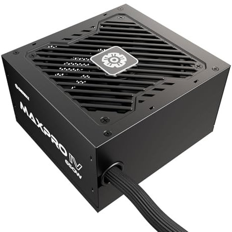 ENERMAX MAXPRO IV 650 Watt|Nicht-modulares ATX Gaming PC Netzteil|individuell Mesh-Sleeve Kabel|80 Plus|geräuscharmer 120mm Lüfter|jap. Kondensator mit 5-Fach Schutzschaltung|EMP650W