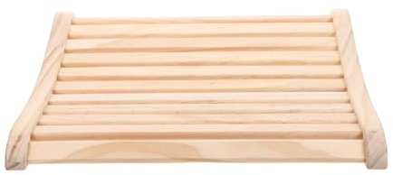 Ciieeo Reposacabezas de Sauna de Madera Ergonómico para Cuello y Espalda Cojín de Sauna Portátil Compatible Salas de Vapor Accesorio de SPA para Relajación y Soporte Lumbar