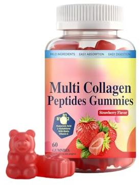 Premium Collagen Peptide Gummies: Dagligt Stöd For Hår, Hud Och Naglar, Skonsam Formel, Lätt Absorption, 2 Gummis/dag(1PCS)