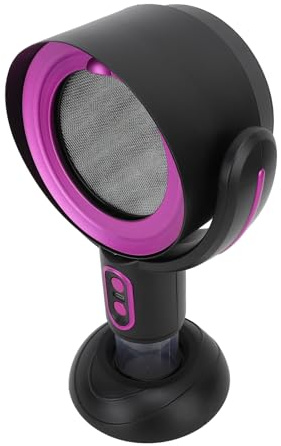 GLOGLOW Nan Desktop Cooker Hood, Portable Extractor Fan for Home Kitchen Cooking and BBQ Home Appliances (Black Violet)