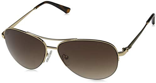 GUESS Unisex-Erwachsene GU7468 32F 59 Sonnenbrille, Gold (ORO/Marrone Grad)