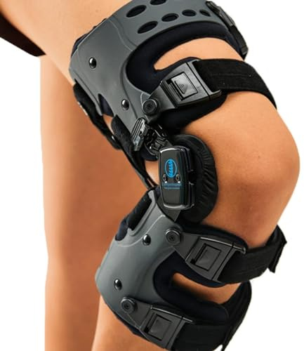 Comfyorthopedic Men & Women OA Unloader Knee Brace, Medial Arthritis Pain & Osteoarthritis Offloader, Bone on Bone Cartilage Joint Support, L1851 L1843 Upgraded Built-in Hex Key, Right Fits Up to 32in Plus Size Thigh