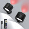 TBTeek Wall Lights, 2 Pieces, Up Down Night Light, Cordless Closet Lights, 3 Colors & RGB Light, Dimmable&Rechargeable, Touch&Remote Control, Wall Sconce for Bedroom Reading Living Room