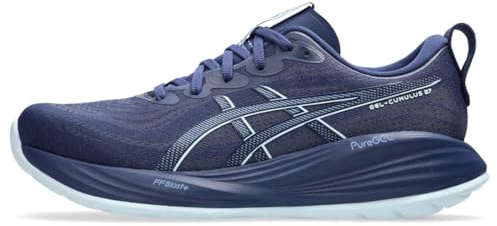 ASICS Men's Gel-Cumulus 27 Running Shoes, 10.5, Indigo Blue/Cool Grey