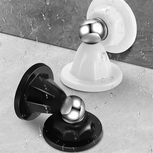 Dörrpropp kraftfull sugning magnetisk bakre dörrpropp magnetiska dörrstopp för väggdörrstopp för golv liten 1 st (blå)