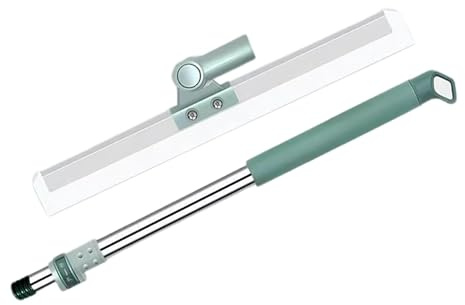 Silikonskrapa kvast, Golvskrapa kvast - Husdjurshårborttagare med teleskophandtag,Hushållsrengöringsverktyg för golv, badrum, kök, duschar, kakel, husdjurshår, glas