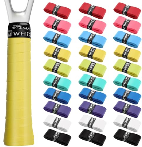Coitak 30 Pieces Tennis Racket Grip Tape, Tennis Grip Tape, Tennis Overgrips for Anti Slip and Absorbent Grip