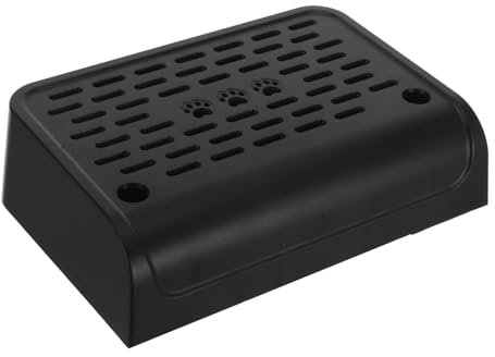 YARNOW Katzenrampe Aus Kunststoff Für Katzentoiletten Erhöhter Katzenstreu-auffanghocker Mit Filterfunktion Katzentreppe Mit Bequemer Ruheplattform Und Einfacher