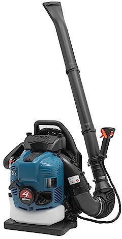 75,6cc Benzin Laubbläser Benzin 2600W 7000r/min Laubbläser Rückentragbar 4-Takt Motor Laubgebläse 14,1m ³/s Rückenlaubbläser 168cm Rohrlänge mit 1.9L Kraftstofftank