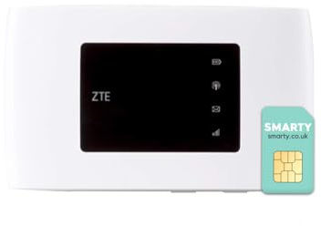 ZTE MF920C - Router inalámbrico móvil, 4G/LTE, punto de acceso desbloqueado a todas las tarjetas SIM europeas, velocidades de descarga de 150 mbit/s, batería de 2000 mAh, color blanco
