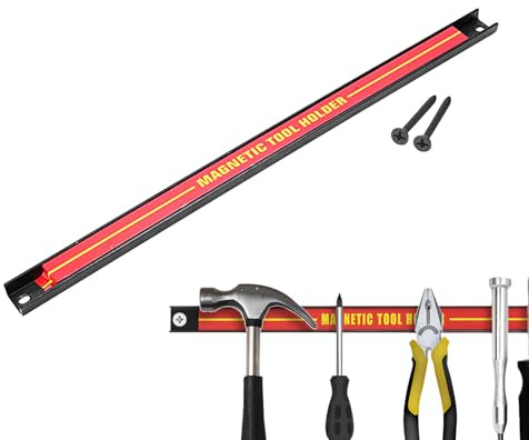 Barra degli attrezzi magnetica, organizer per utensili magnetico, porta attrezzi da parete di grande capacità, organizer per attrezzi per officina, officina, riparazione auto, casa
