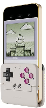 GameSir Pocket Taco Controller da Gioco Mobile Verticale - Gamepad Bluetooth Retro Arcade per Android & Smartphone, Portatile, Batteria 600mAh, Personalizzazione App - Bianco