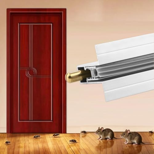 Automatisk dörrtätning i aluminium | Flera storlekar for drag och brusreducering(23in(59cm))