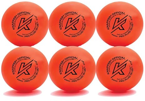 Knapper Ball Hockey Balls – PRO Fluid Performance for Intense Gameplay, Precision Control, Effortless Glide, and Ultra-Durable Impact-Resistant Build for Indoor or Outdoor Action-Packed Matches