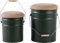Leitmotiv Hocker Buckets - Dschungelgrün - Ø31cm - Rund - Eisen - Küchenhocker - Barstühle - Hocker für Esszimmer - Küche - Theke - Bar