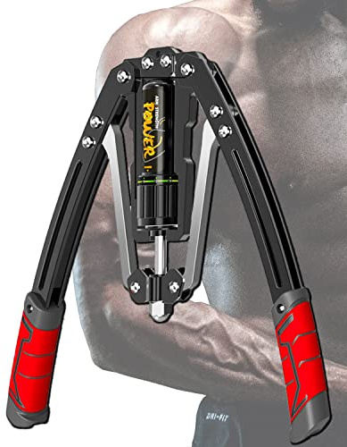 Arm Exercise Equipment Chest Workout - 10 Gears 22-440lb Hydraulic Power