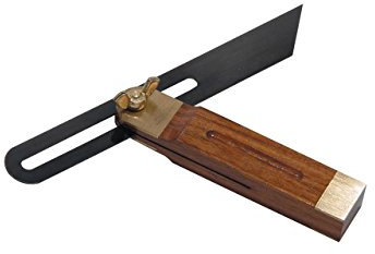 Quality Brass Inlay Adjustable 7.5 Sliding Bevel Wooden Handle Angle Finder Too
