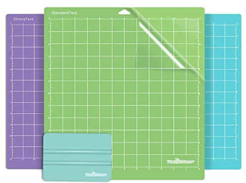 TECKWRAP Varierande skärmatta för hantverk 30 x 30 cm 3-pack