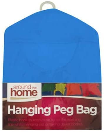 Orbitron Hanging Fabric Peg Bag Clothes Line Laundry Washing Basket Storage Pouch Hanger