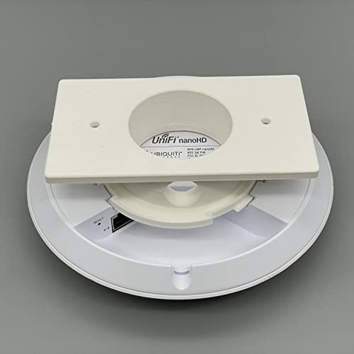 Single Gang Junction Box Mounting Bracket for Unifi U6-Lite, UAP-AC-Lite, UAP-AC-LR, UAP-NanoHD