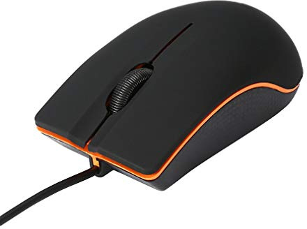 Ratón con cable, ratón de computadora con cable USB, ratón con retroiluminación RGB de 3 teclas de 1600DPI, ratón de oficina en casa para ordenador portátil, accesorios para portátiles de escritorio