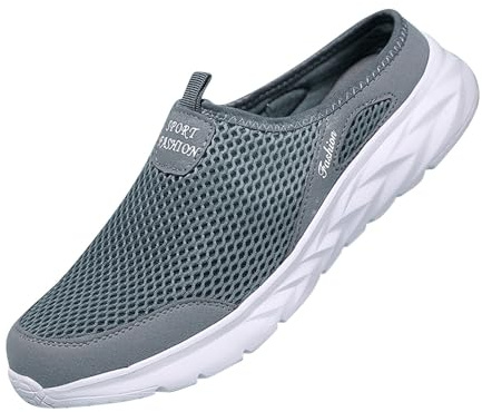 Träskor & pantoletter herr, ortopediska tofflor män, bekväma nättofflor, andas, promenadsandaler, mjuka sulor, sandaler, sporttofflor, barfota, sommarskor, slip-on-tofflor