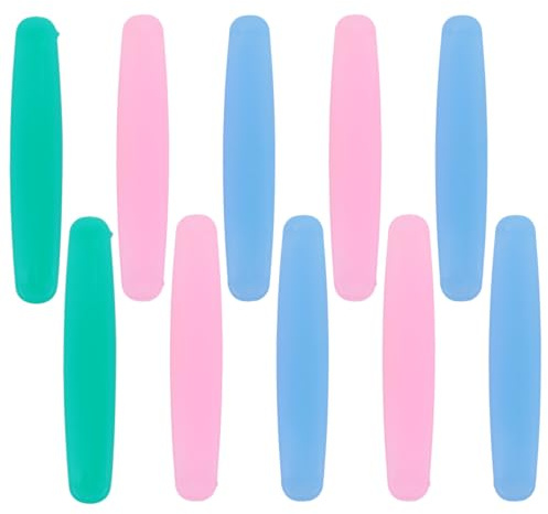 Healifty 10pcs Toothpaste Squeezer Glow in The Dark Tube Roller to Save Toothpaste (Random Color)