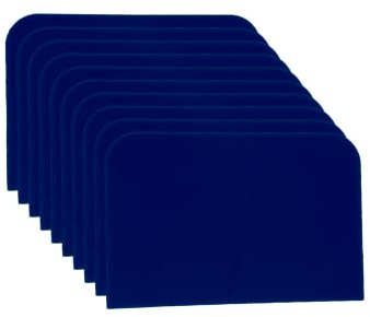 Set di 10 spatole per carrozzeria – Set di spatole – Spatola in plastica – Made in Germany – Spreader in plastica riutilizzabile per l'applicazione di stucco, smalti, fughe