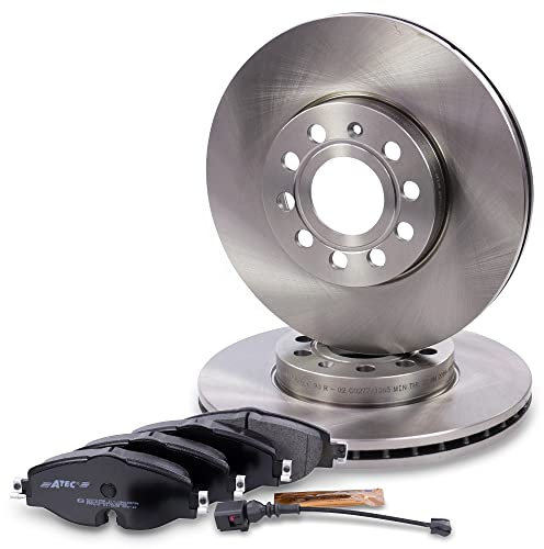 ATEC Germania Set di freni asse anteriore incl. dischi freno Ø 288 mm ventilati + pastiglie freno anteriori