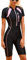 SEAUR Schwimmanzug Damen Kurzarm UPF 50+ Rash Guard Einteiler Badeanzug Slim Fit Reißverschluss Sonnenschutz Bademode Schwimmen Surfen Wetsuit - M