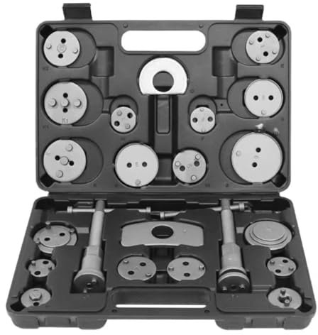 bestyks 22Pcs Scheibenbremssattel Kompressor Rückstellwerkzeug, 22Pcs professionelles Bremssattelkolben Rückstellwerkzeug Set