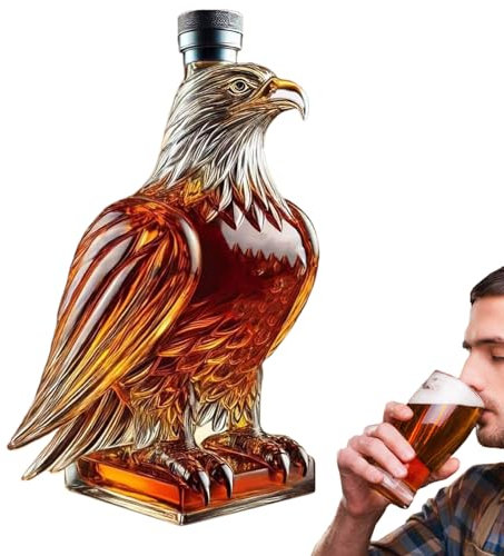Botellas De Whisky - Garrafa De Con Águila Para Whisky | Recipiente De Licor Para Coleccionistas Uso Doméstico Regalo Hombre Día Del Padre Cata De Vino Decoración Bodas Eventos