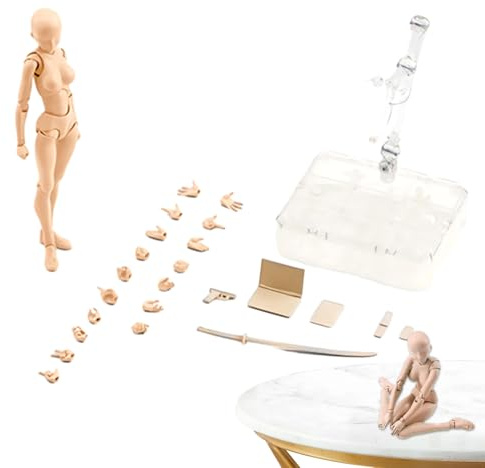 Zhajipai Actionfiguren Zeichenmodell, Zeichnungs Actionfigurenmodell, Flexibler Schaufensterpuppe Gliederpuppe, Actionfiguren Für Kinder, Zum Malen, Fotografie Requisiten, Desktop Dekoration