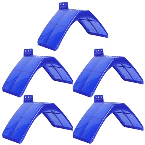 FOYTOKI Fournitures pour Pigeons Lot de 5 Supports en Plastique réutilisables avec perchoirs adaptés aux Cages extérieures