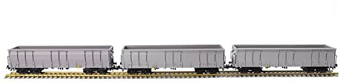 Evemodel 3Stk H0 Offener Güterwagen Hochbordwagen Transport Containerwagen Eaos der SBB Modellbau Dekor