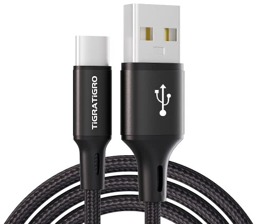 tigratigro Cavo USB C, [0,5M] Cavo USB Type C QC 2.0 Nylon Ricarica Rapida per iPhone 16/15,iPad Pro Air,Samsung,Redmi,Huawei,Xiaomi,Google,Pixel, PS5, Drone, ecc