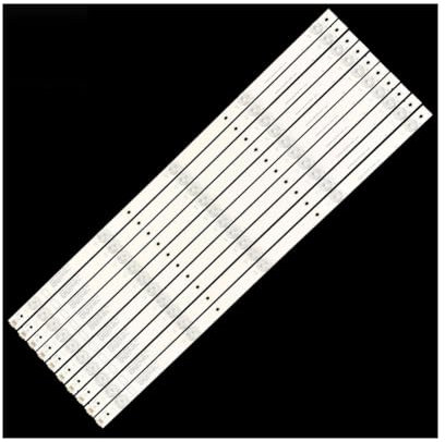 WARFEL 10 Teile/satz 55in 583mm LED Hintergrundbeleuchtung TV Streifen Kompatibel mit Hisense 5led SVH550AC3 HD550DF D550DF-B32 LED55K1800 55EC290N 55K220 TH-55DX400C