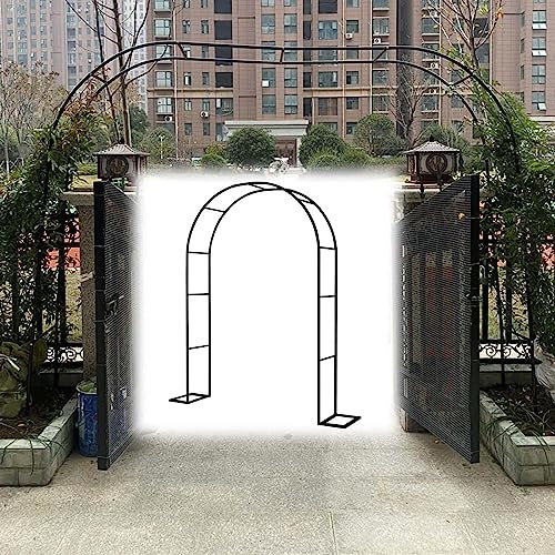 Arche Jardin pour Rosiers Plantes Grimpantes, Metal Arceau à Rosiers, Arche de Rosiers Vigne Mariage, Pergola Tonnelle de Jardin, Intérieur Extérieur Décoration de Fête,280x220x40CM
