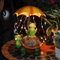 Decorazione solare per giardino con rana da esterno, divertente statua di rana, decorazione da giardino con rana, decorazione solare per giardino con rana, lampada decorativa da giardino.