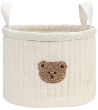 MagiDeal Panier à couches pour bébé, organisateur de couches, avec poignées, support de rangement pour tissus de bébé, panier de rangement Portable pour
