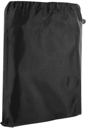 OSALADI Housse De Protection pour Plaque De Gril Et Poêle à Frire en Tissu Oxford Noir 32,5 x 27,5 x 7 Cm, Anti-poussière, Étanche Et Résistante, pour Rangement Domestique