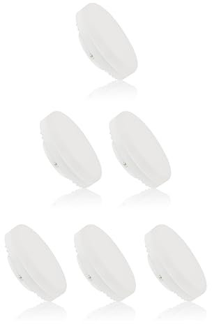 Confezione da 6 lampadine LED GX53 3W, bianco caldo 3000K