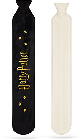 Harry Potter Long Hot Water Bottle with Cover 2L, Shoulder & Neck Hot Water Bottle, Harry Potter Gifts for Girls Boys Adults