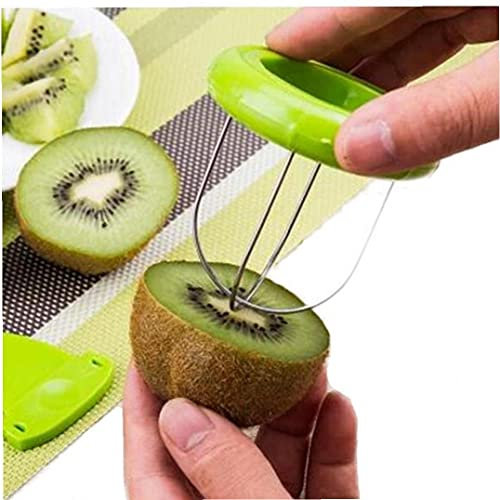 TOSSPER 1pcs Mini Fruit Cutter Kiwi Peeler Slicer Cuisine Gadgets Outils Peeling Outils