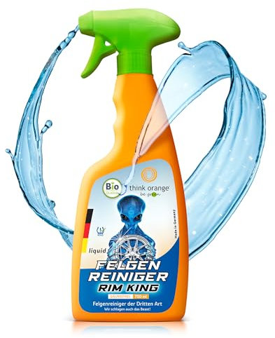 TOBG® Felgenreiniger Rim King 750ml • hochwirksame Felgenpflege für Auto & Motorrad | optimal für Stahlfelgen & Alufelgen | kraftvolle & nachhaltige Pflege für Sommer-/Winterreifen