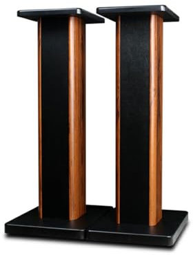 Migliora la tua esperienza home theater con i supporti per altoparlanti in legno da 23,6 pollici, 1 paio per librerie e altoparlanti satellitari, finitura con venature del legno, migliora la qualità