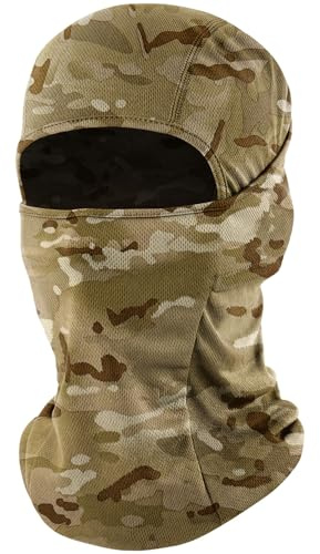 Fuinloth Balaclava Motor Vindtät UV Kylning Unisex Sandkamuflering