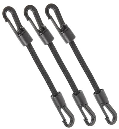 MUELODSIC 3stücke Outdoor Elastische Hakenbänder Teiliges Multifunktionale Spanngurte Für Camping Wandern Bootfahren Robustes Pom Und Gummiseil Für Hohe Belastbarkeit Und Flexibilität
